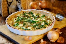 French onion tart