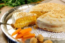 Almond and carrot cake